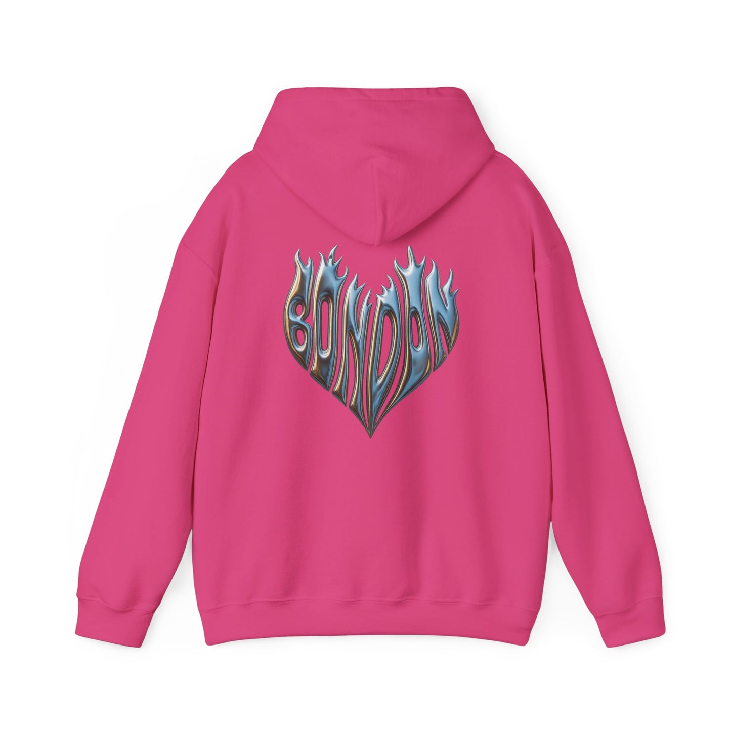 Blazing Chrome Heart Hoodie