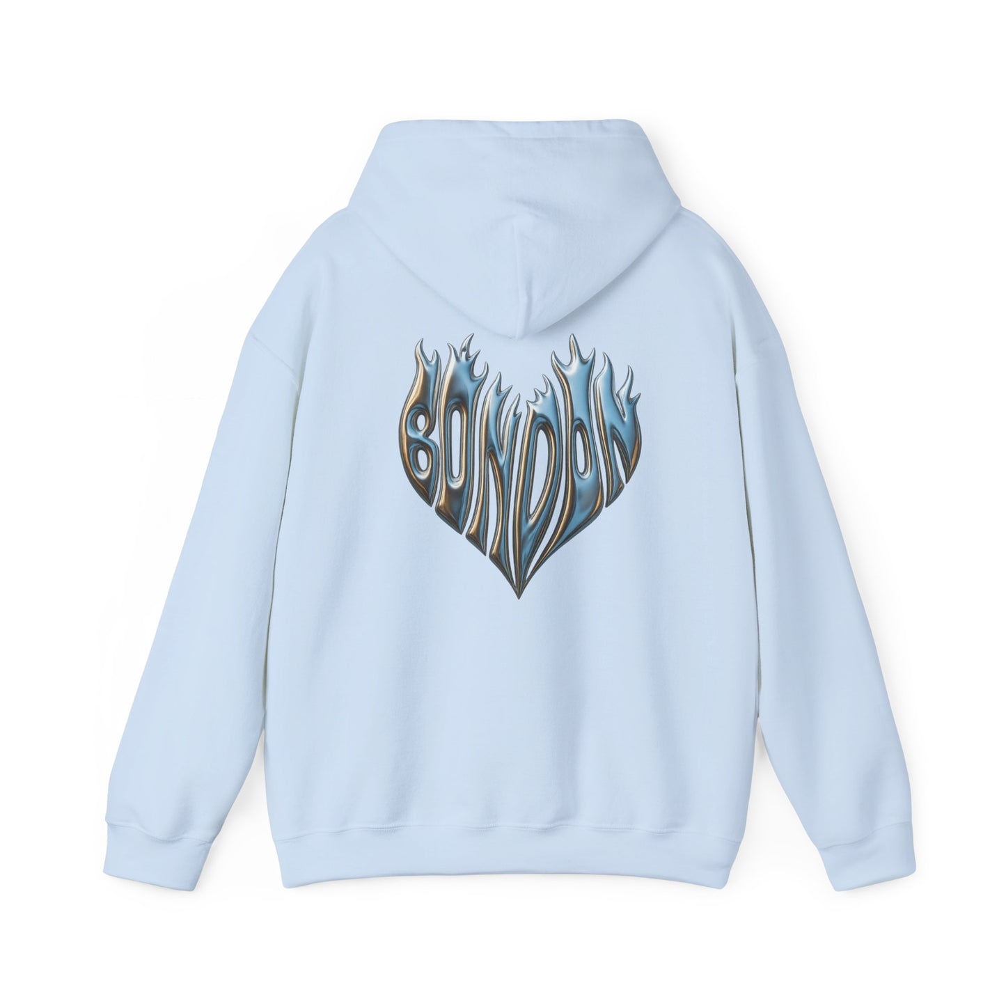 Blazing Chrome Heart Hoodie