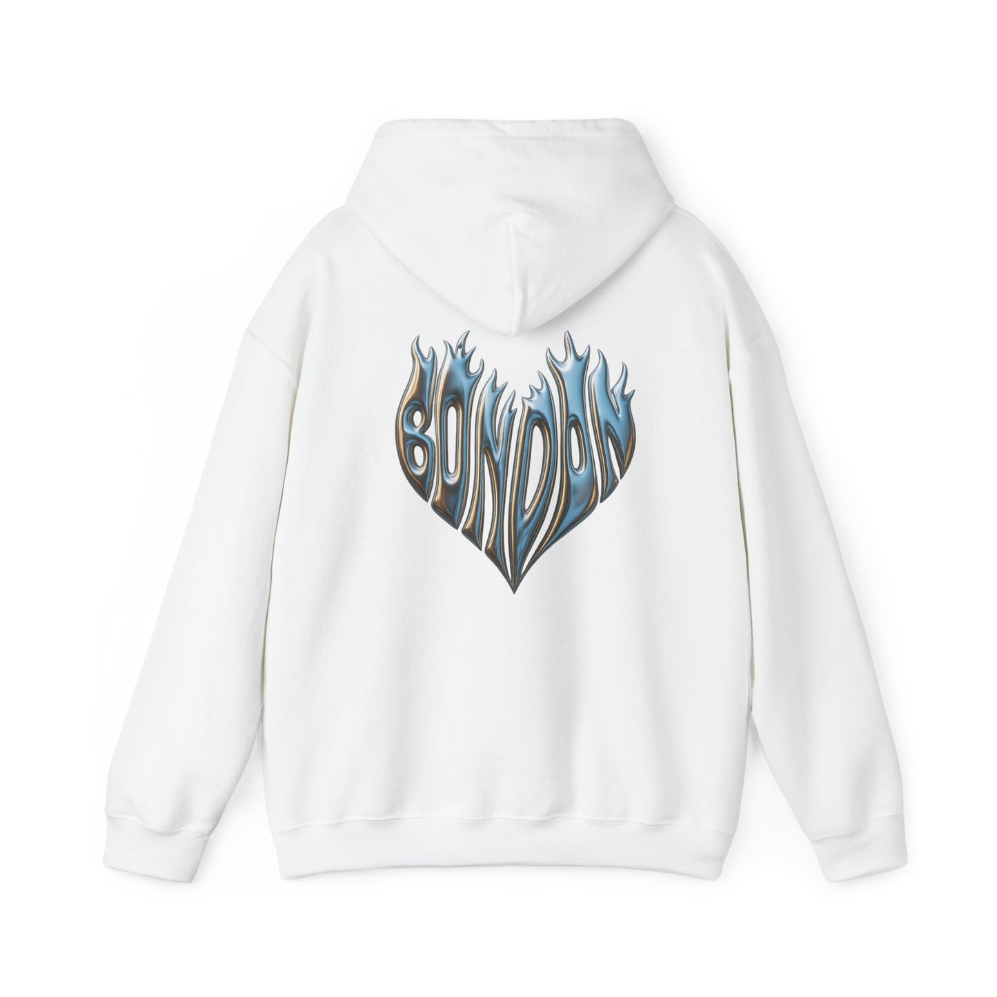 Blazing Chrome Heart Hoodie