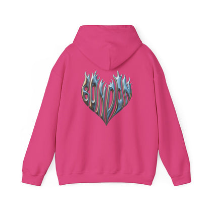 Blazing Chrome Heart Hoodie