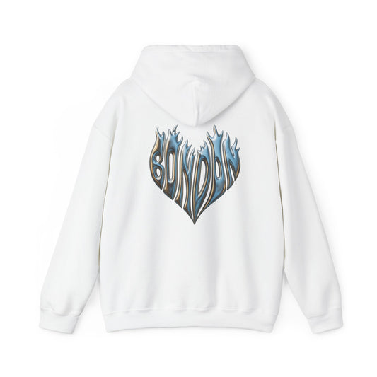 Blazing Chrome Heart Hoodie