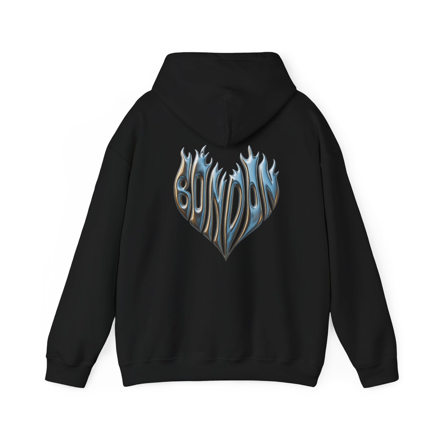 Blazing Chrome Heart Hoodie