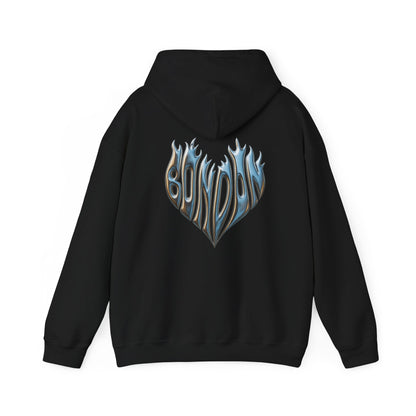 Blazing Chrome Heart Hoodie