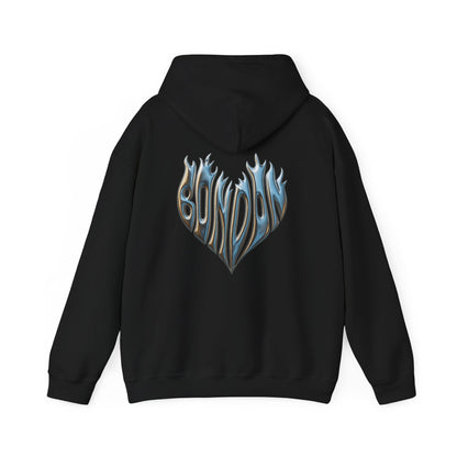 Blazing Chrome Heart Hoodie