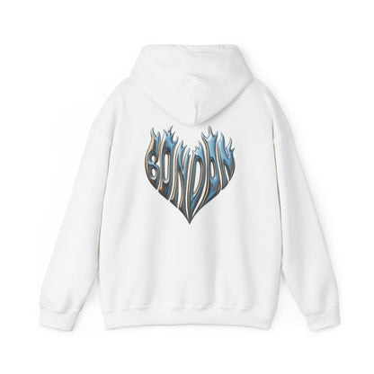 Blazing Chrome Heart Hoodie